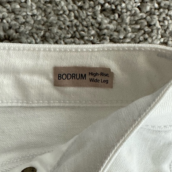 Mavi Bodrum White Wide Leg Crop Jeans - Size 25 - Picture 8 of 11